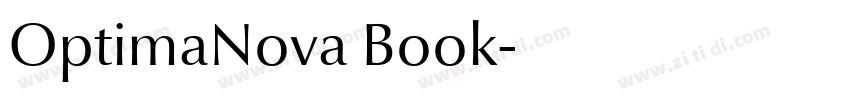 OptimaNova Book字体转换 OptimaNova Book字体转换